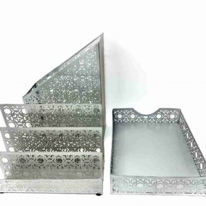 Silver Magazine Racks